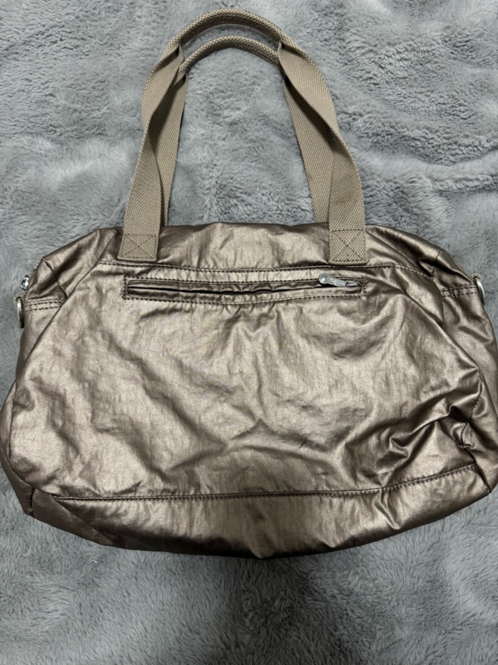Kipling Cyrene shoulder bag metallic sparkly gold - Picture 3 of 7